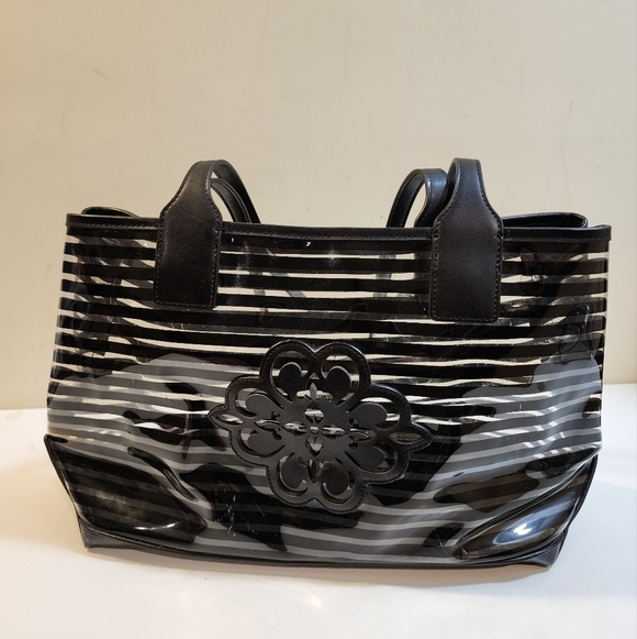 Nanette Lepore Black transparent Rubber tote - Picture 6 of 12